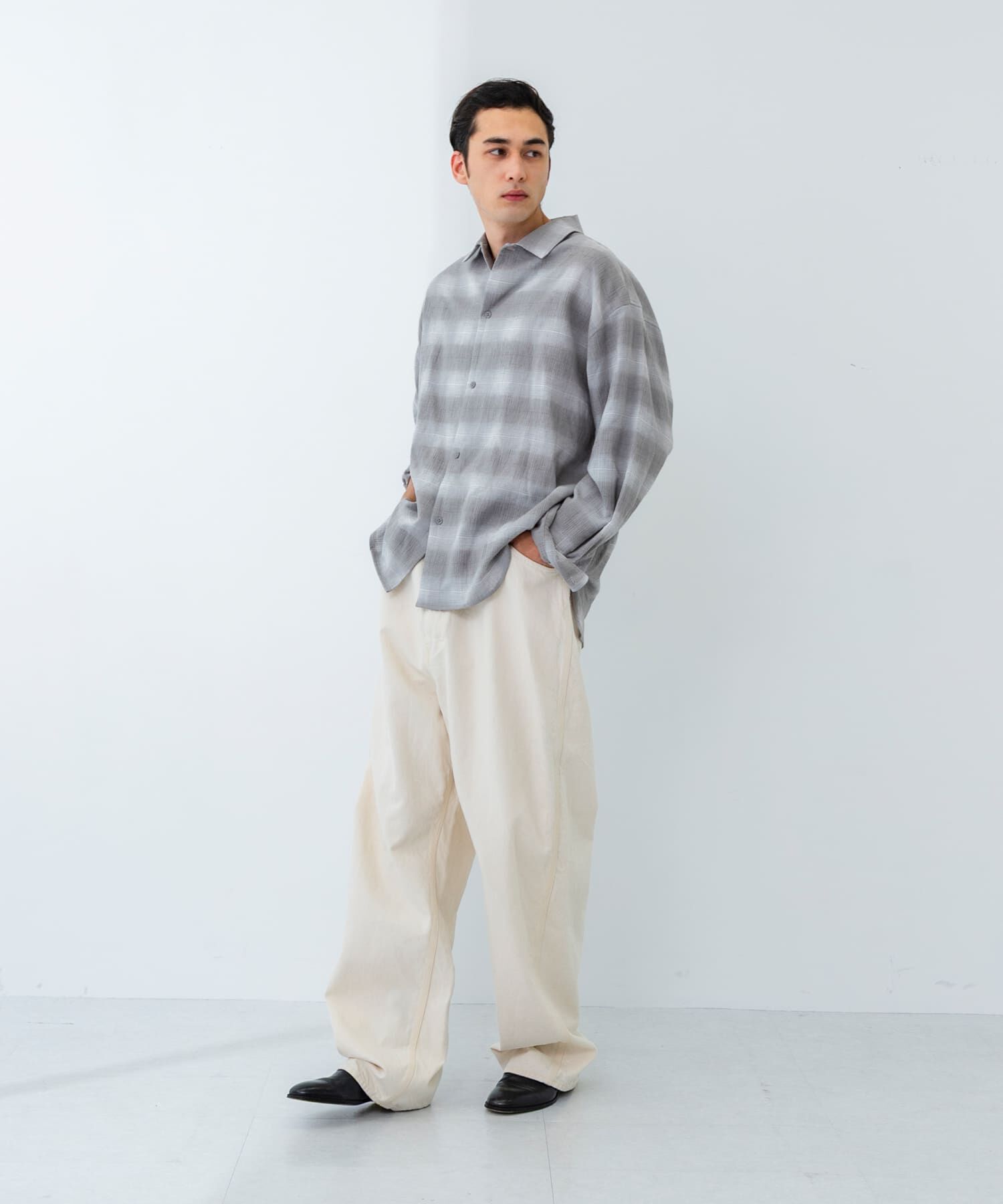 URBAN RESEARCH「オンブレーチェックシャツ」|シャツ・ブラウス|