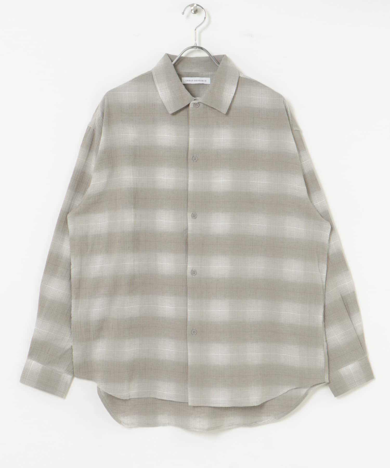 URBAN RESEARCH「オンブレーチェックシャツ」|シャツ・ブラウス|