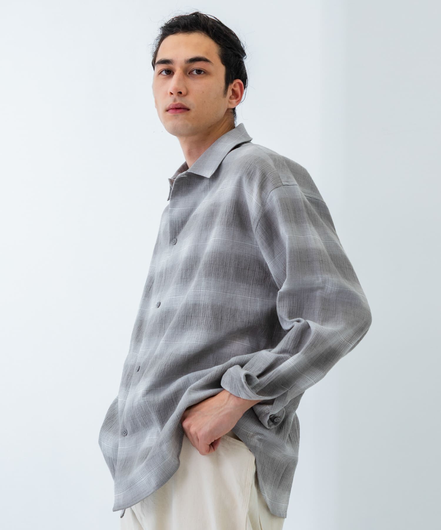 URBAN RESEARCH「オンブレーチェックシャツ」|シャツ・ブラウス|