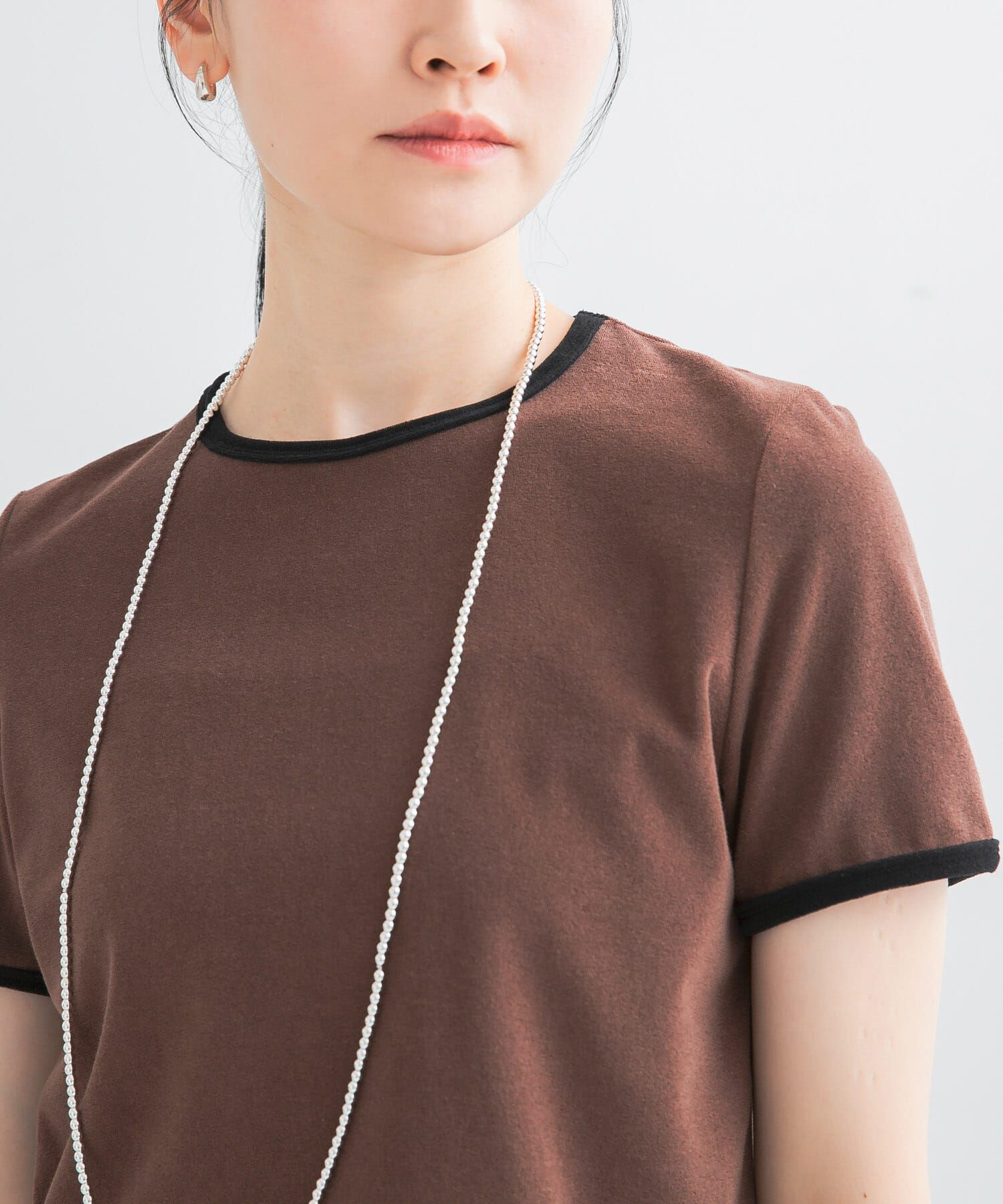 URBAN RESEARCH「パイルリンガーコンパクトTシャツ」|Tシャツ・カットソー|