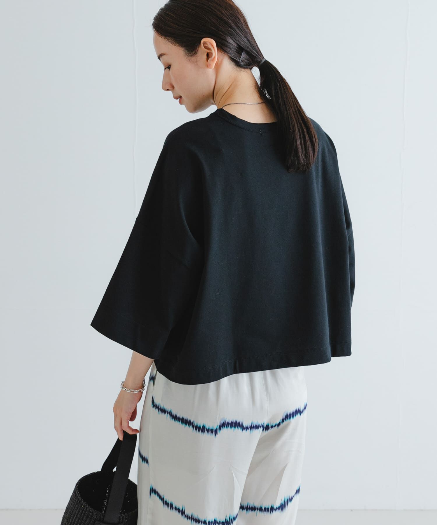 URBAN RESEARCH「ショート丈ハーフスリーブカットソー」|Tシャツ・カットソー|