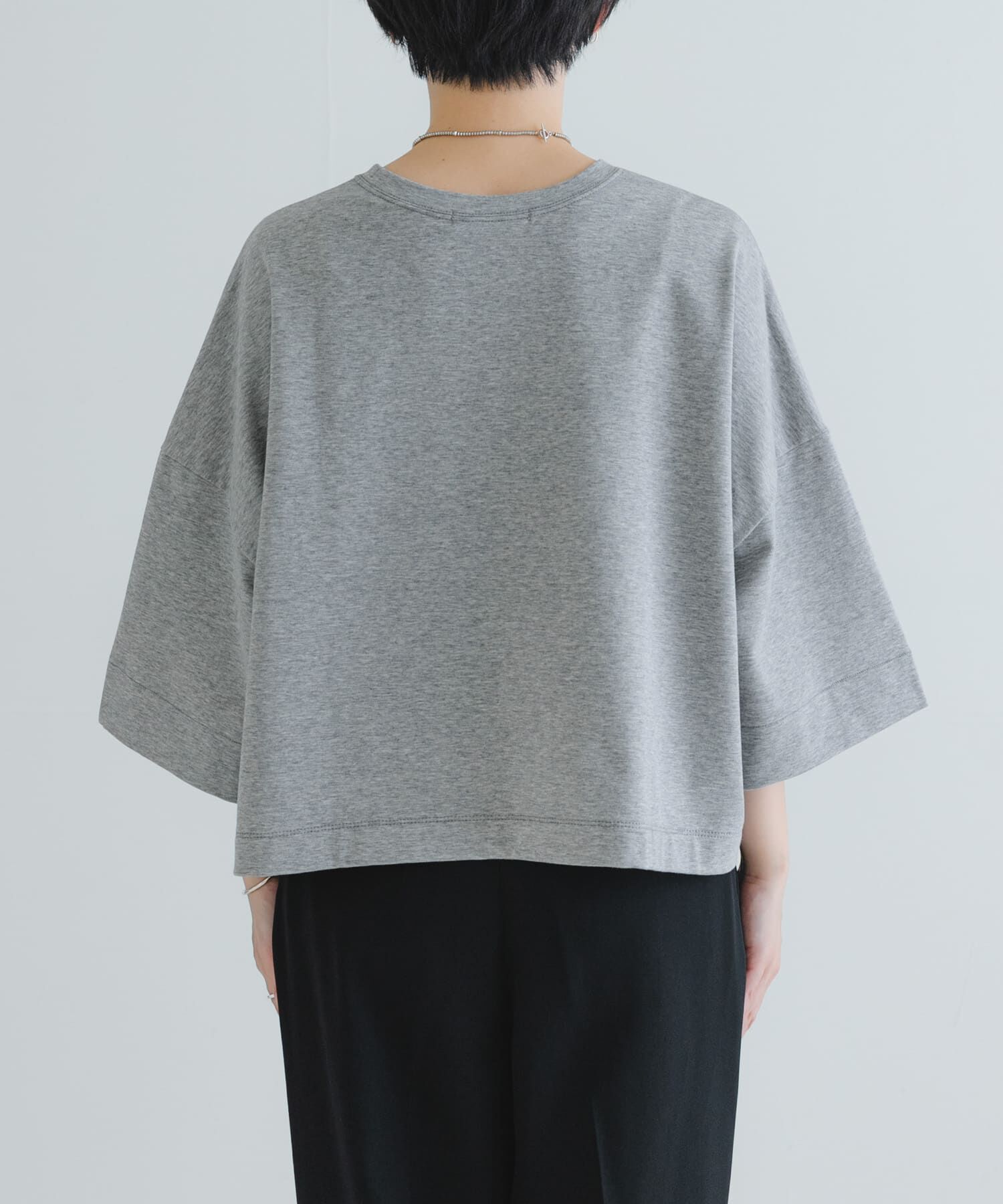 URBAN RESEARCH「ショート丈ハーフスリーブカットソー」|Tシャツ・カットソー|