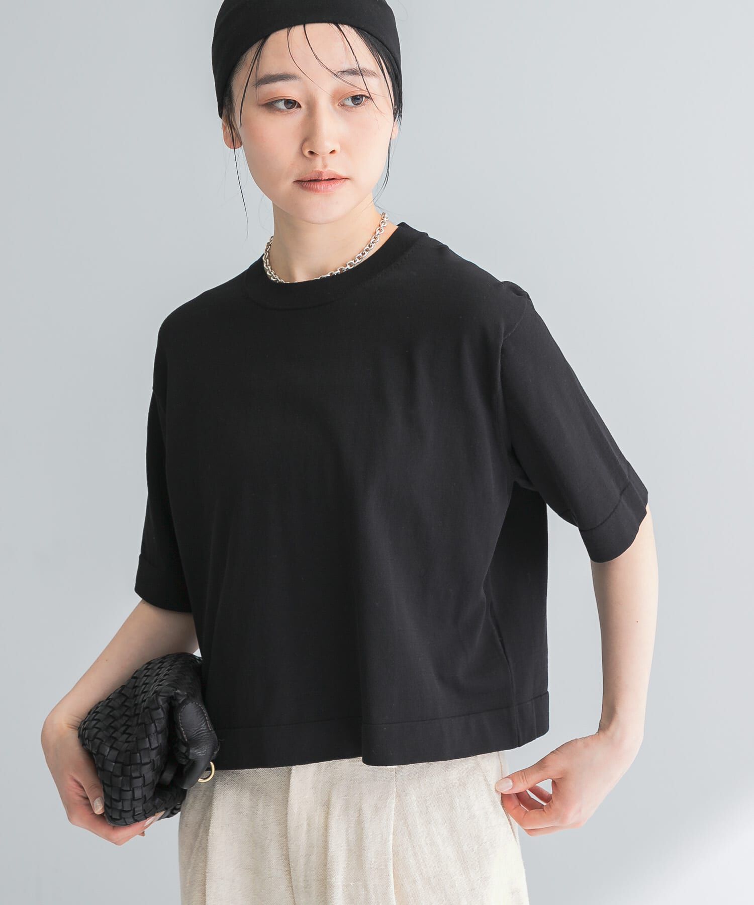 URBAN RESEARCH「new basic　ハイゲージニットTシャツ」|Tシャツ・カットソー|