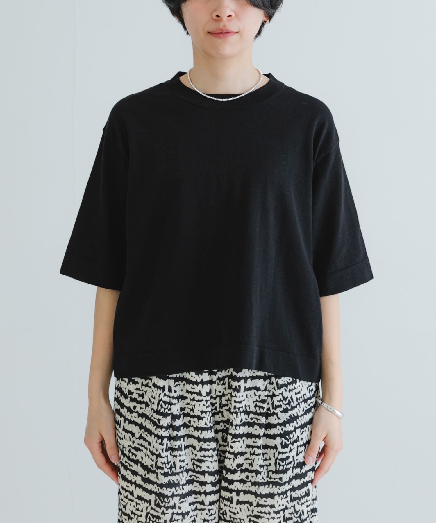 URBAN RESEARCH「new basic　ハイゲージニットTシャツ」|Tシャツ・カットソー|