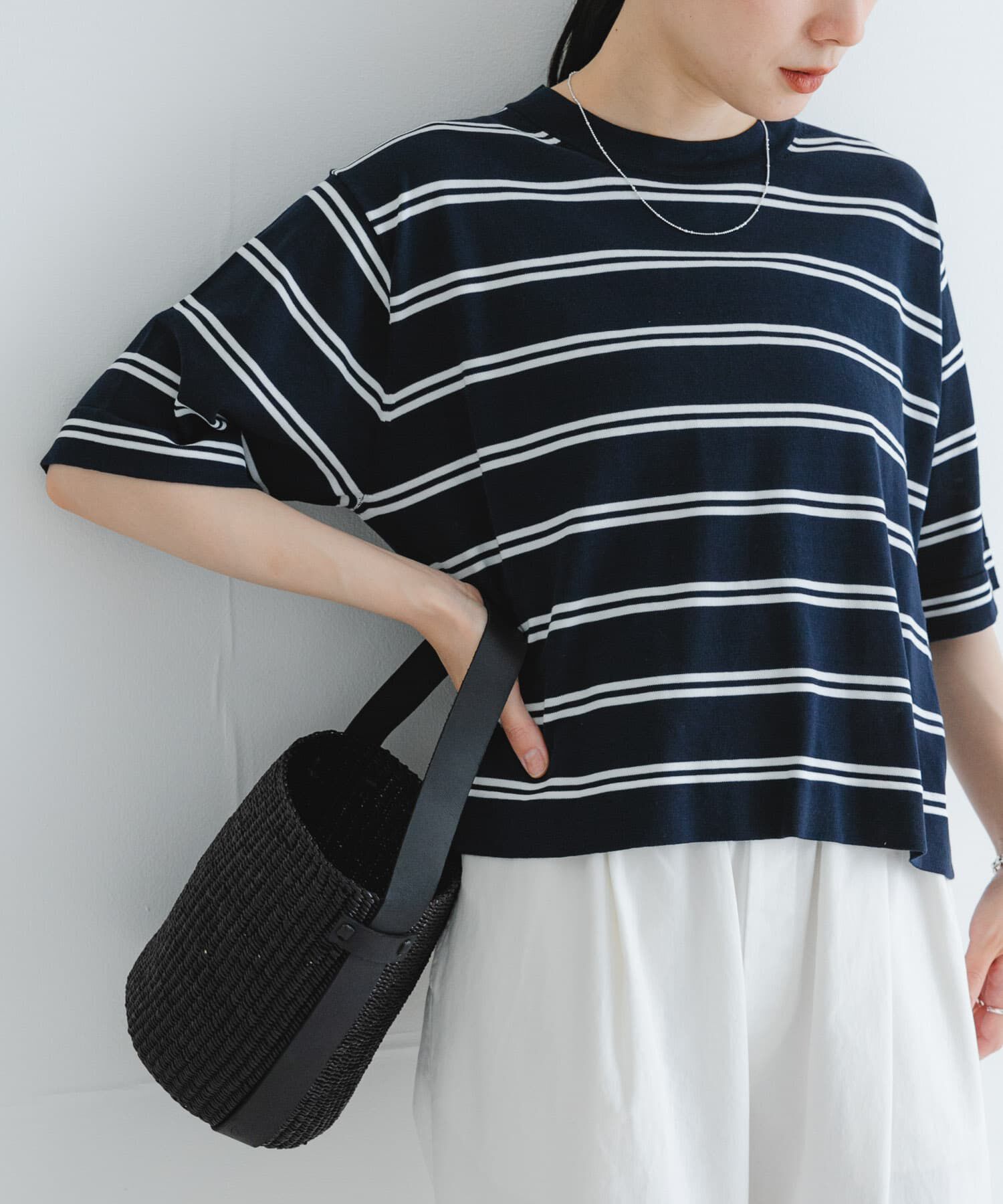 URBAN RESEARCH「new basic　ハイゲージニットTシャツ」|Tシャツ・カットソー|