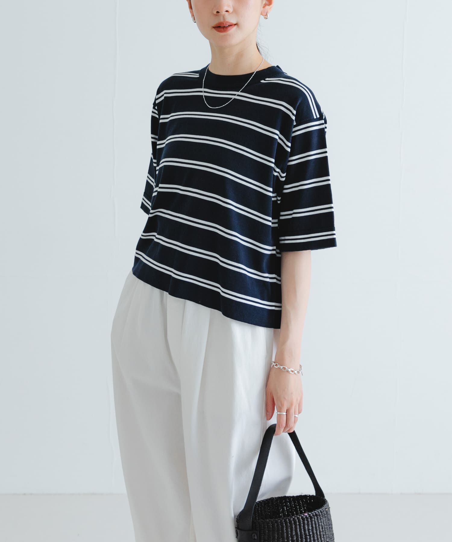 URBAN RESEARCH「new basic　ハイゲージニットTシャツ」|Tシャツ・カットソー|