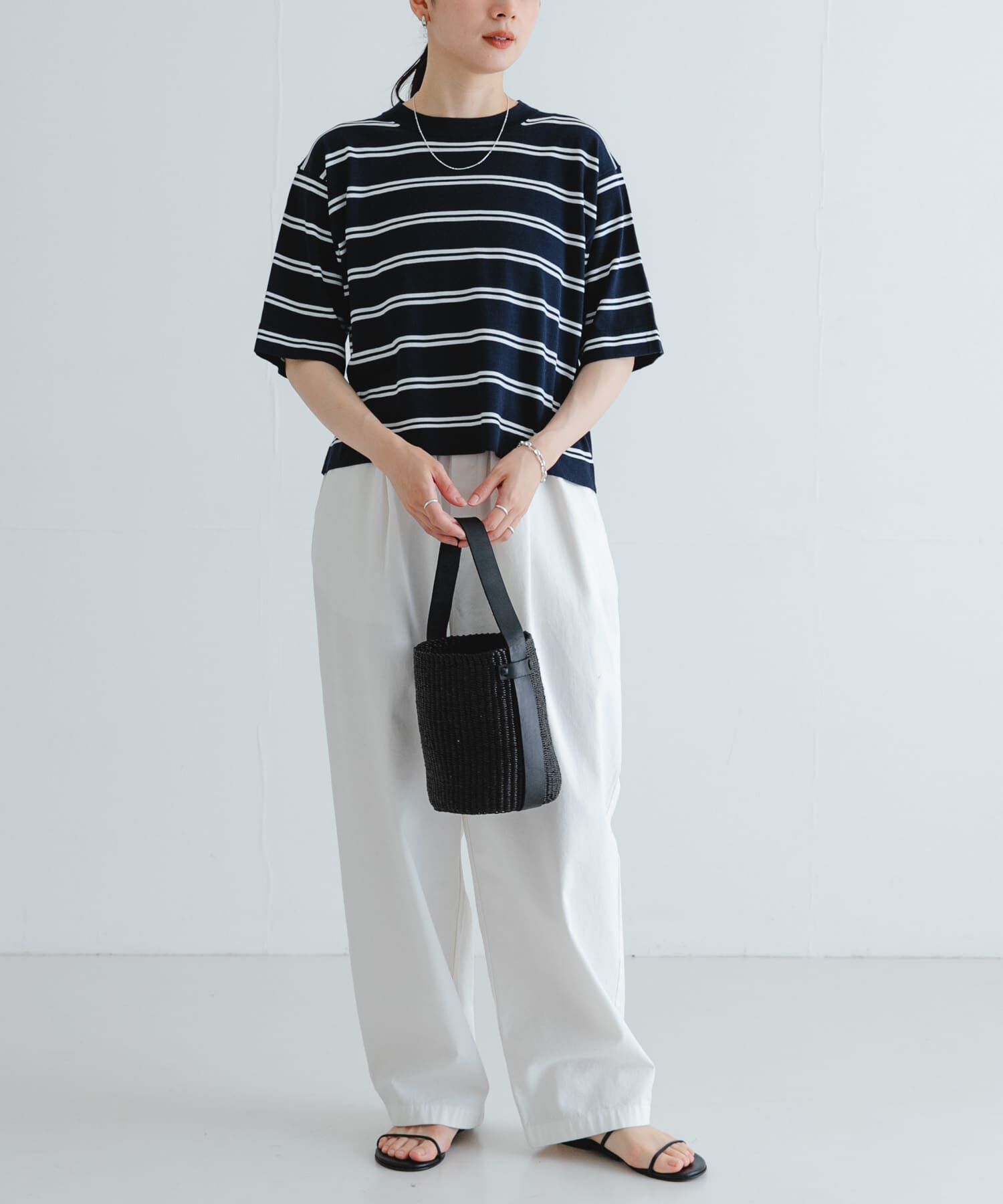 URBAN RESEARCH「new basic　ハイゲージニットTシャツ」|Tシャツ・カットソー|