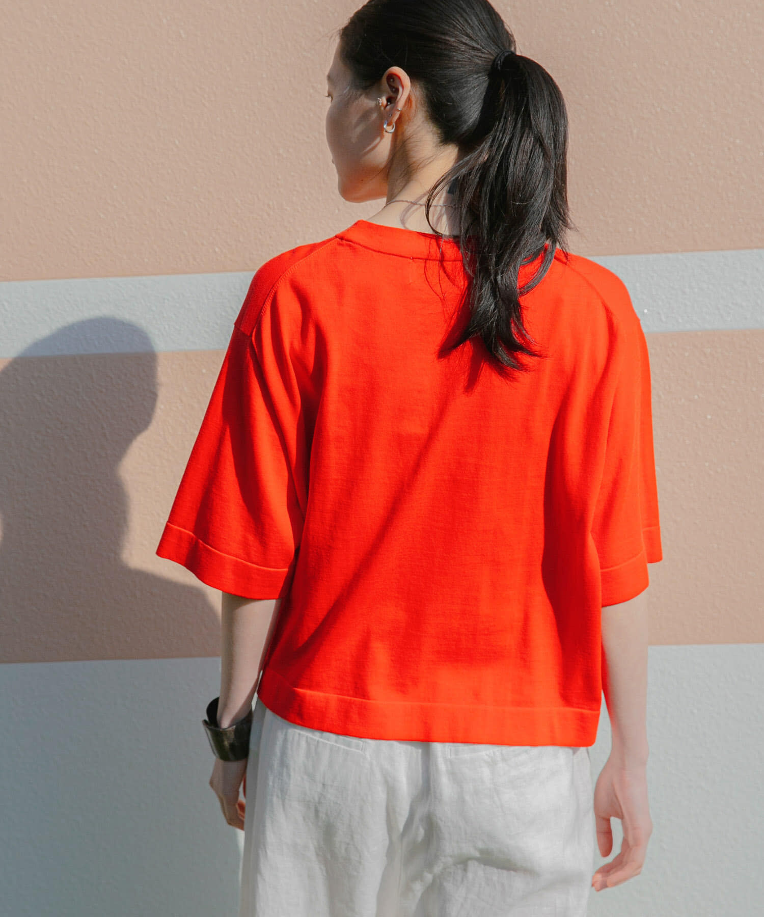 URBAN RESEARCH「new basic　ハイゲージニットTシャツ」|Tシャツ・カットソー|