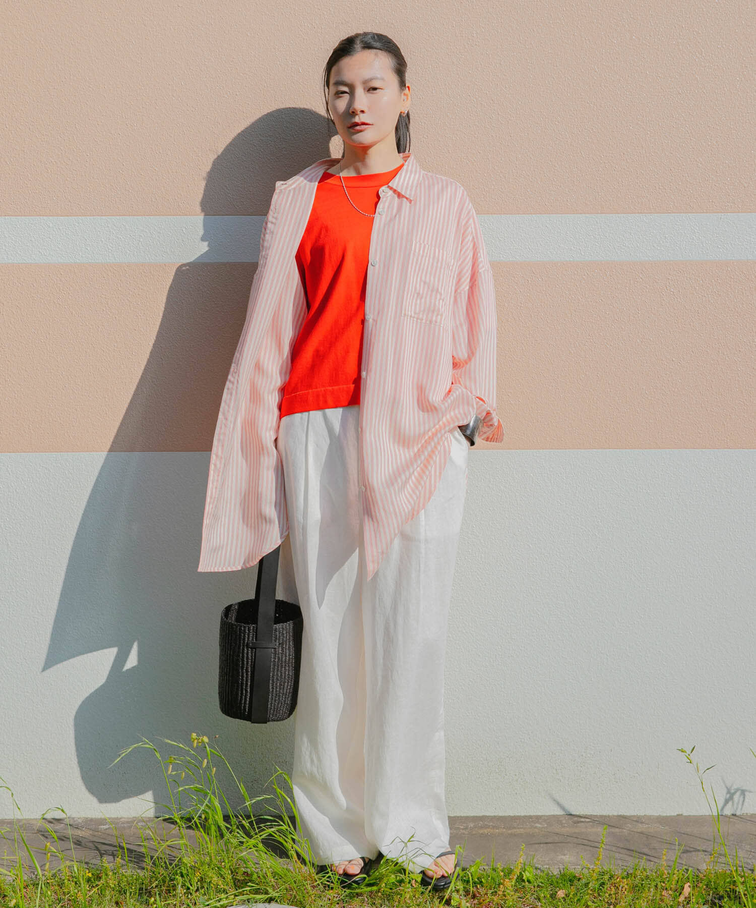 URBAN RESEARCH「new basic　ハイゲージニットTシャツ」|Tシャツ・カットソー|