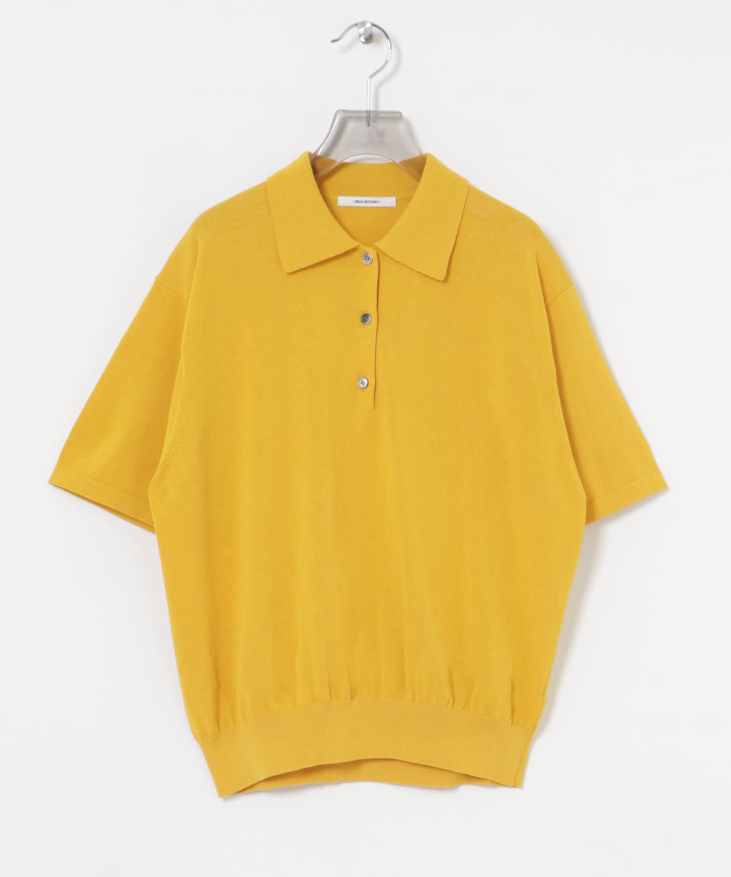 URBAN RESEARCH「シャツカラーハーフスリーブニット」|ニット・セーター|