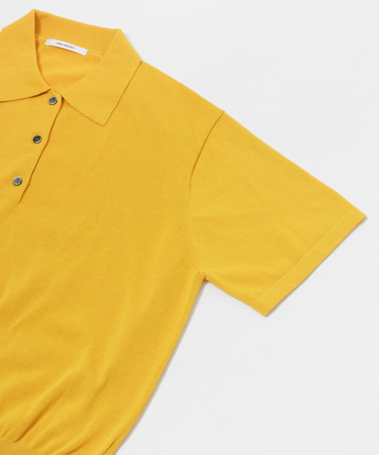 URBAN RESEARCH「シャツカラーハーフスリーブニット」|ニット・セーター|