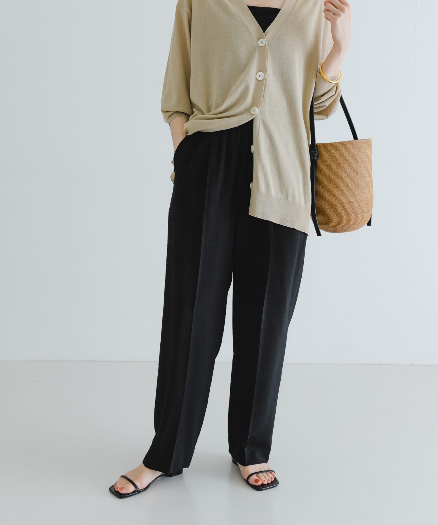 URBAN RESEARCH「『3サイズ展開』ポプリンイージーテーパードパンツ」|その他|