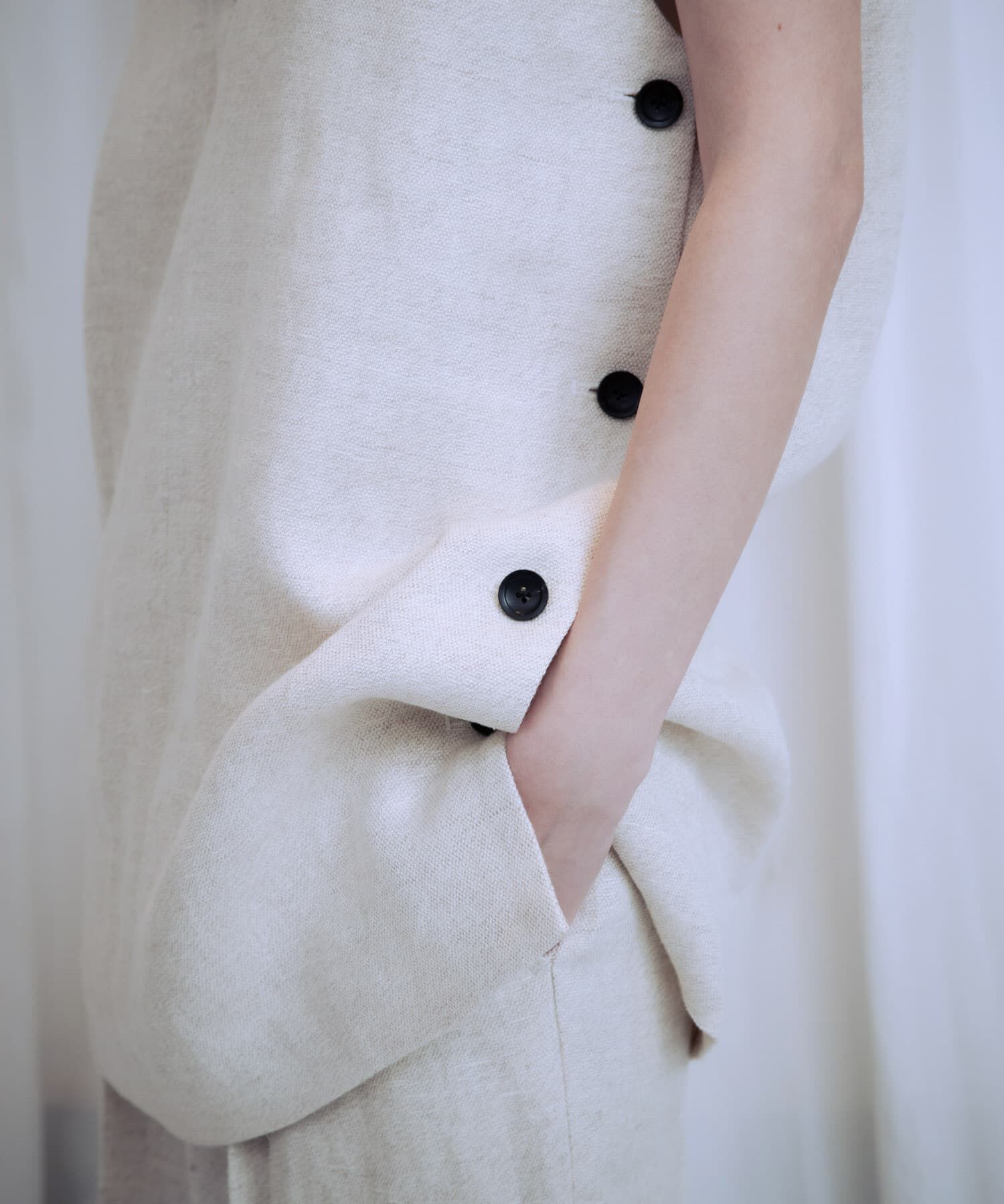 URBAN RESEARCH「new basic　リネンチュニックベスト」|ベスト・ジレ|