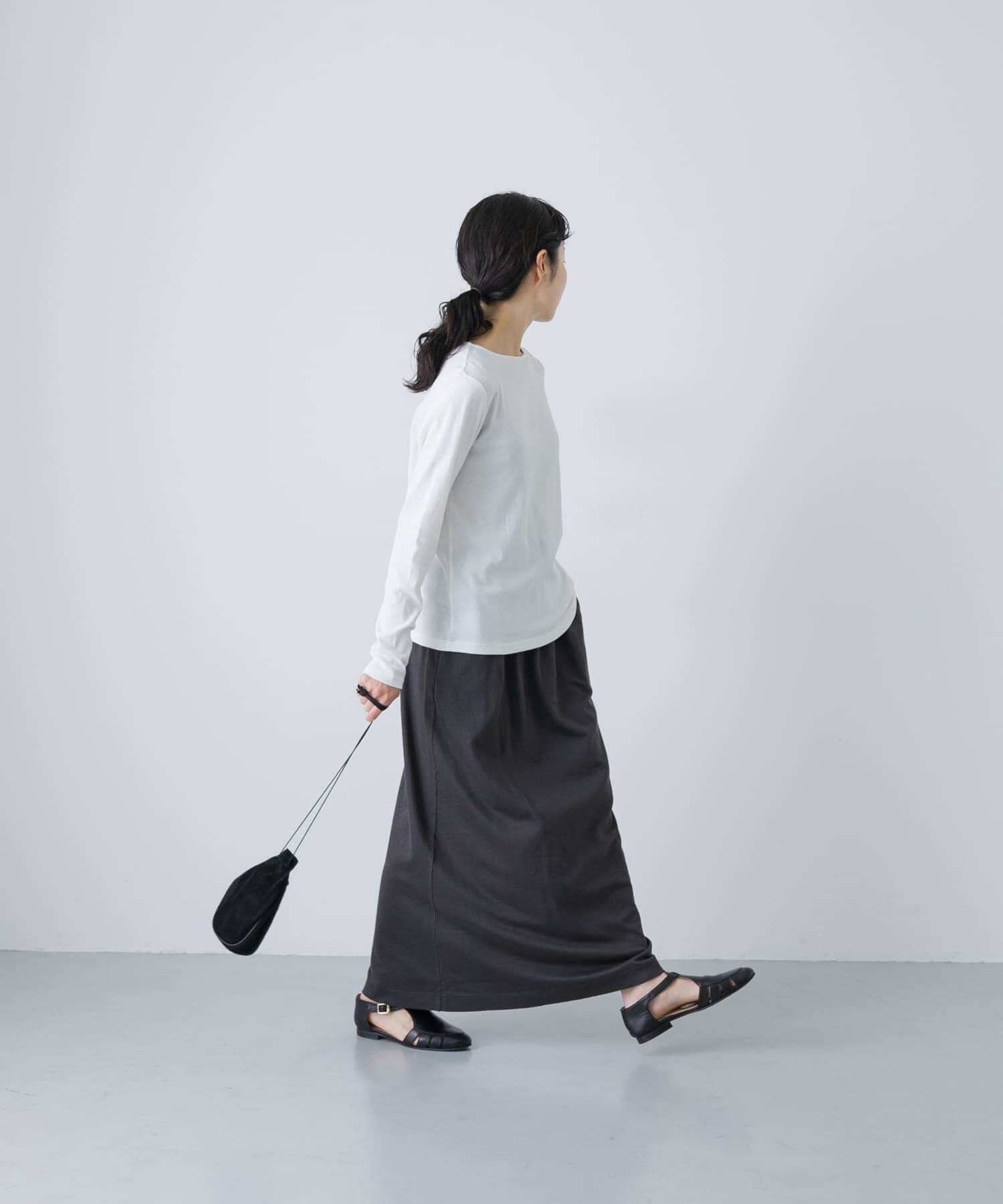 かぐれ「ハイツイストコットンボートカットソー」|Tシャツ・カットソー|