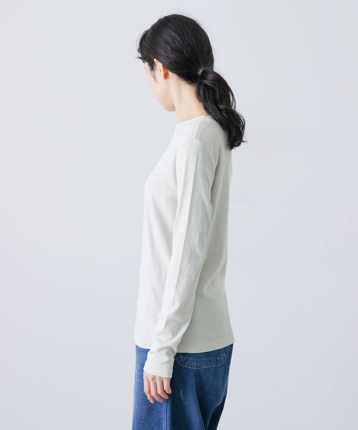 かぐれ「ハイツイストコットンボートカットソー」|Tシャツ・カットソー|