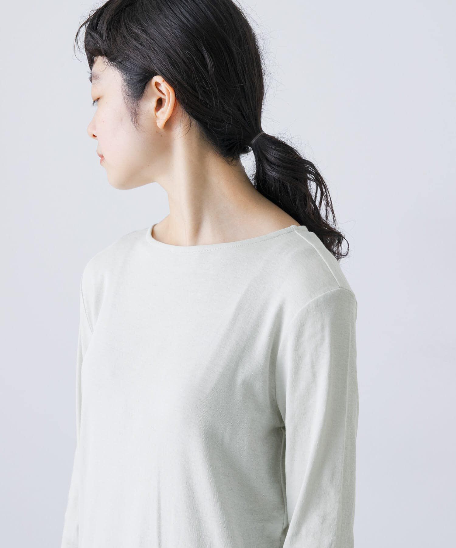 かぐれ「ハイツイストコットンボートカットソー」|Tシャツ・カットソー|