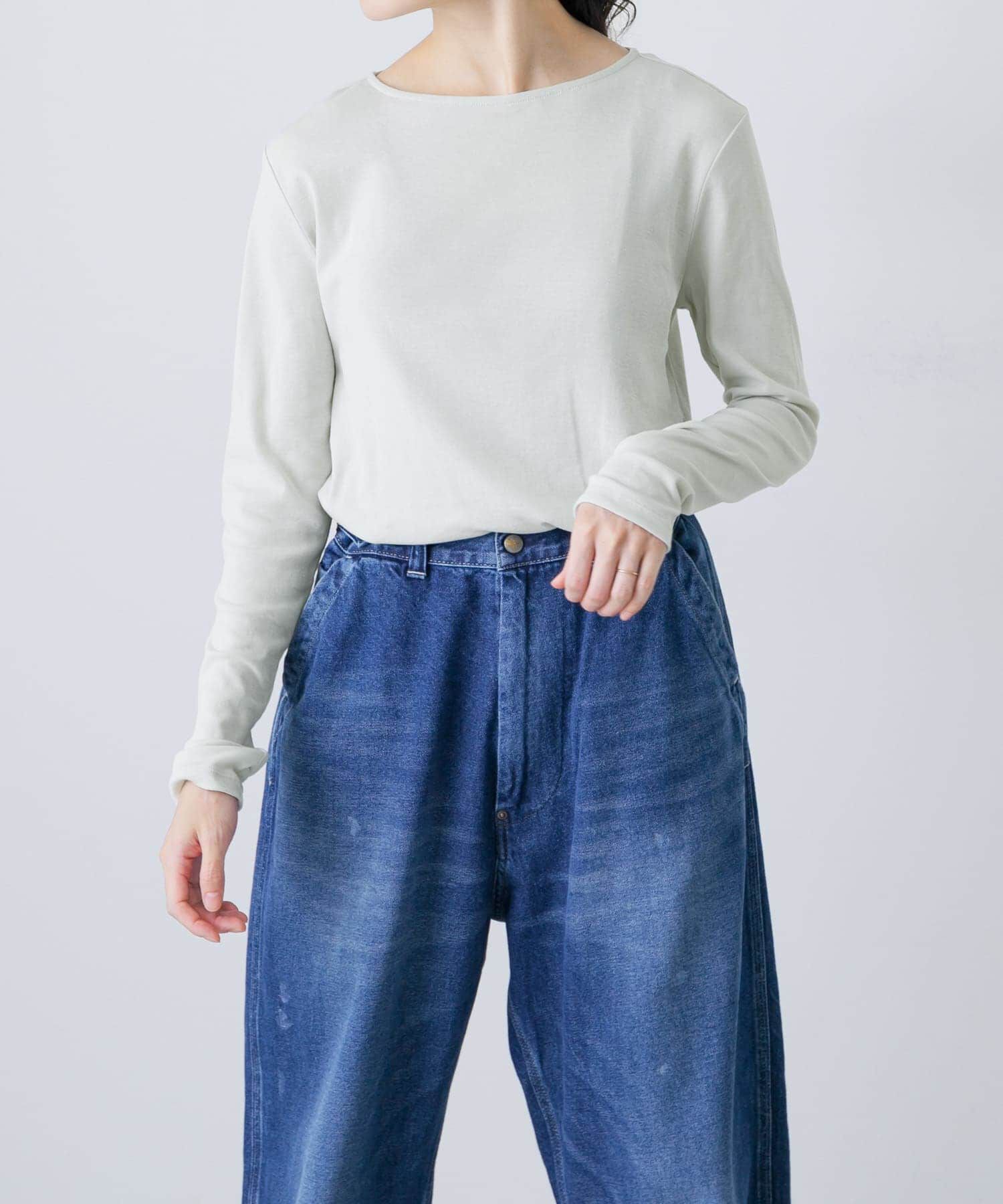 かぐれ「ハイツイストコットンボートカットソー」|Tシャツ・カットソー|