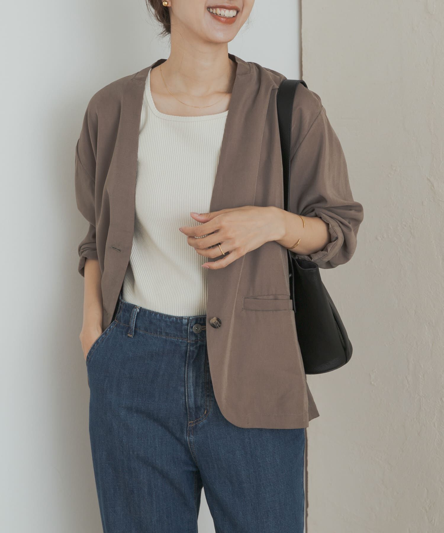 URBAN RESEARCH DOORS「ノーカラージャケット」|ノーカラージャケット|