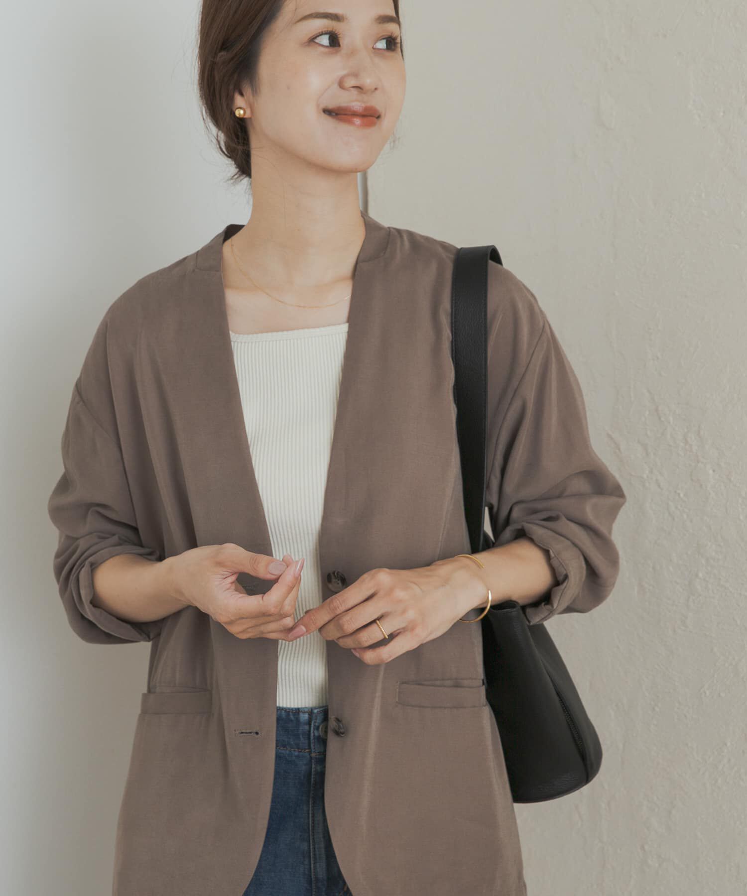 URBAN RESEARCH DOORS「ノーカラージャケット」|ノーカラージャケット|