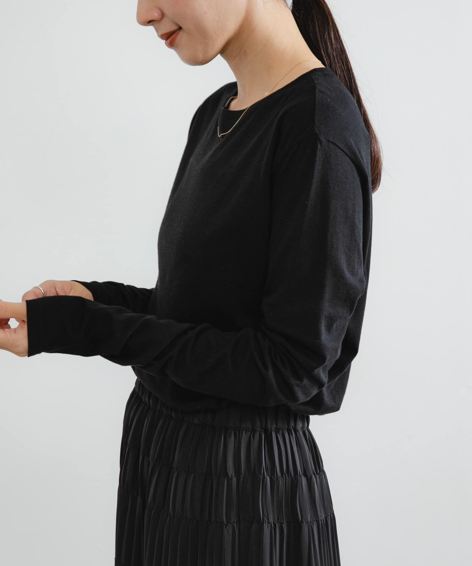 URBAN RESEARCH「ウールコットンロングスリーブカットソー」|Tシャツ・カットソー|