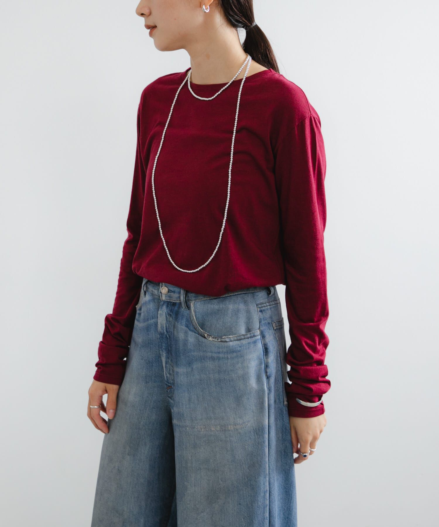 URBAN RESEARCH「ウールコットンロングスリーブカットソー」|Tシャツ・カットソー|