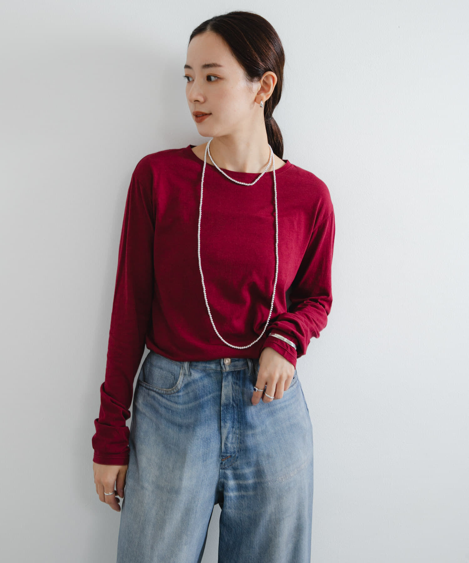 URBAN RESEARCH「ウールコットンロングスリーブカットソー」|Tシャツ・カットソー|