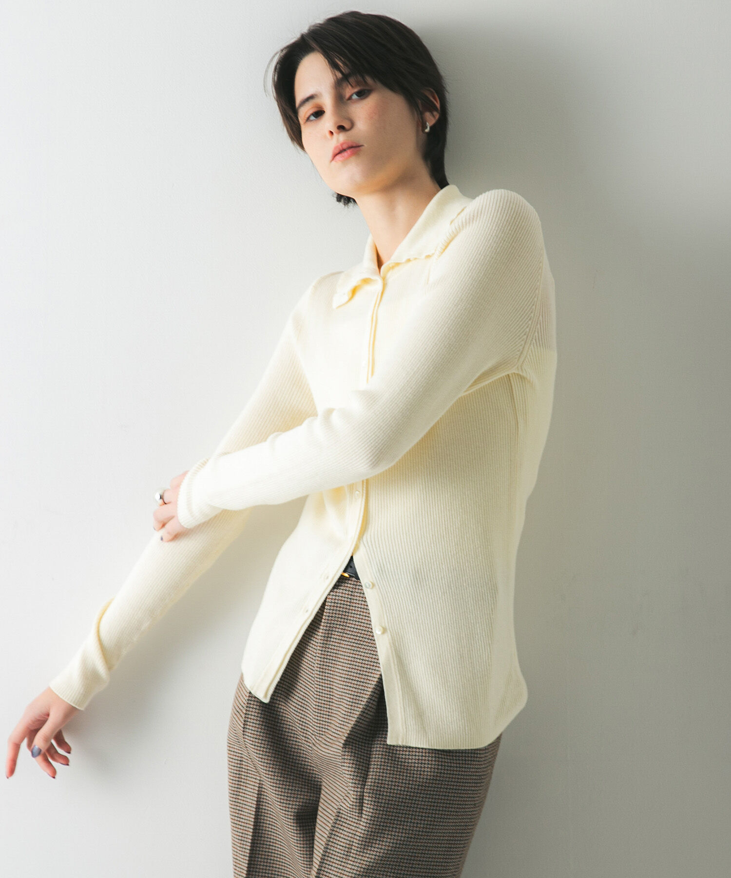 URBAN RESEARCH「『UR TECH』2WAYリブニット」|ニット・セーター|