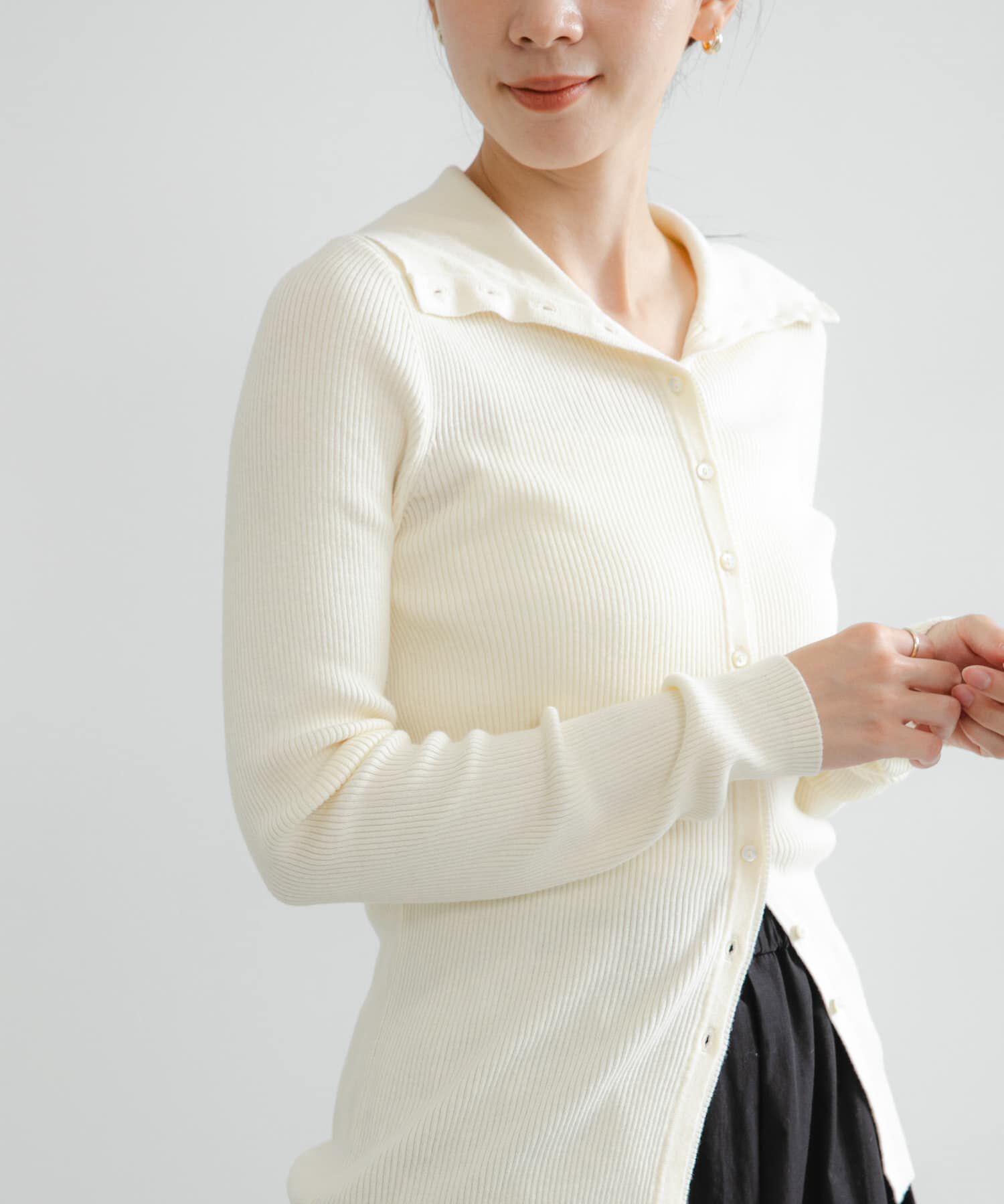 URBAN RESEARCH「『UR TECH』2WAYリブニット」|ニット・セーター|