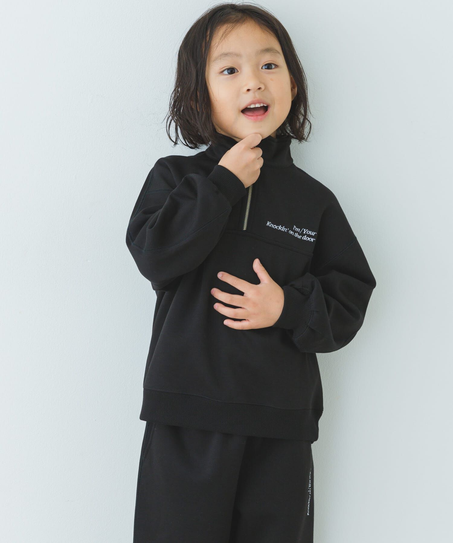 URBAN RESEARCH DOORS「『セットアップ対応』ハーフジップダンボールプルオーバー(KIDS)」|その他|