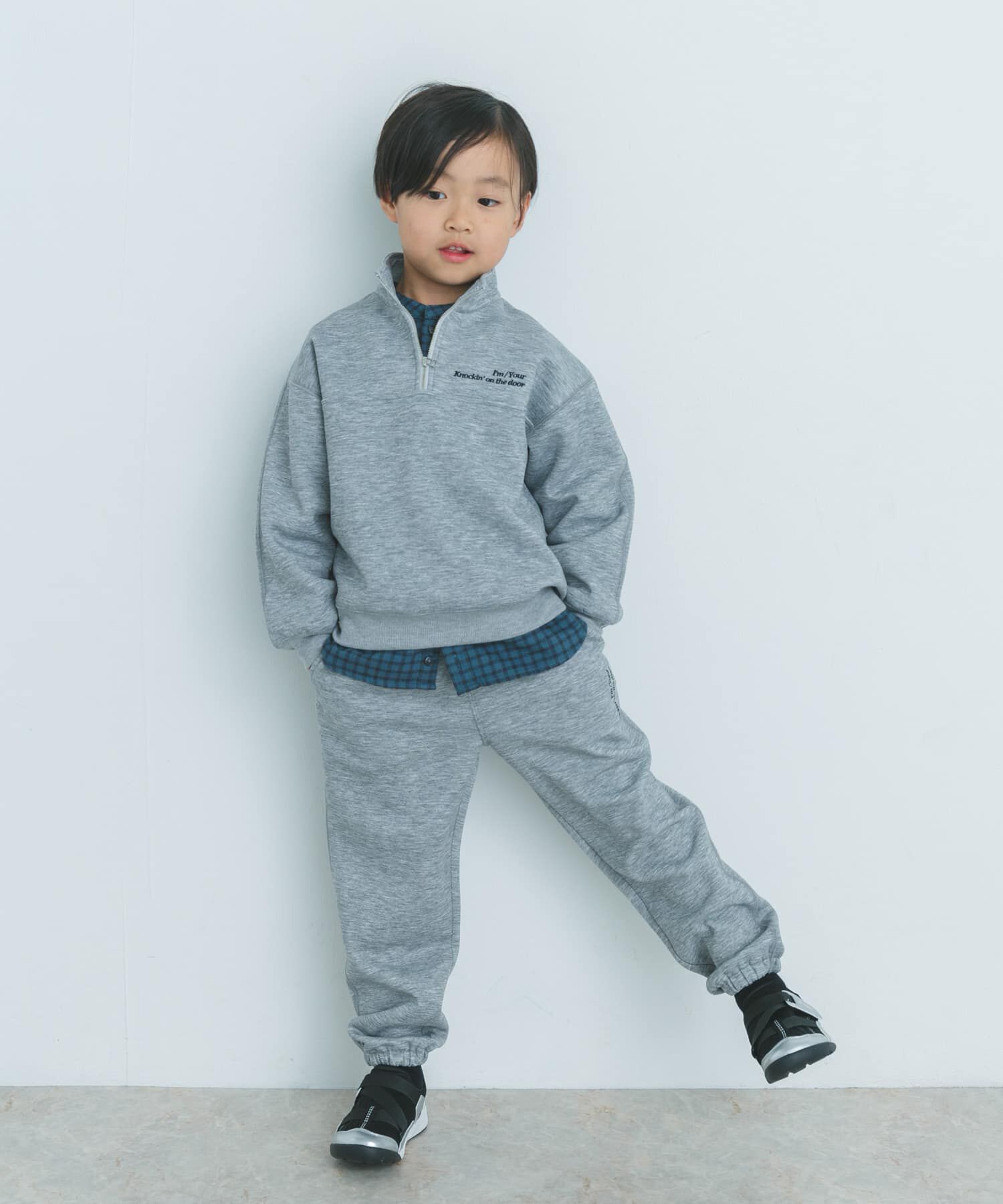 URBAN RESEARCH DOORS「『セットアップ対応』ハーフジップダンボールプルオーバー(KIDS)」|その他|
