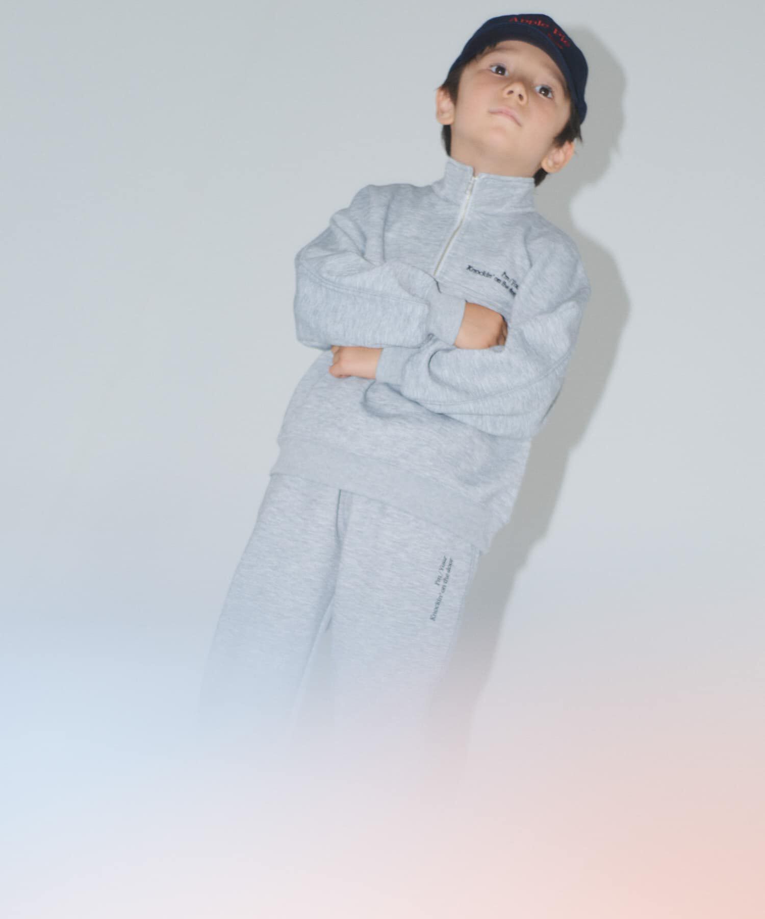 URBAN RESEARCH DOORS「『セットアップ対応』ハーフジップダンボールプルオーバー(KIDS)」|その他|