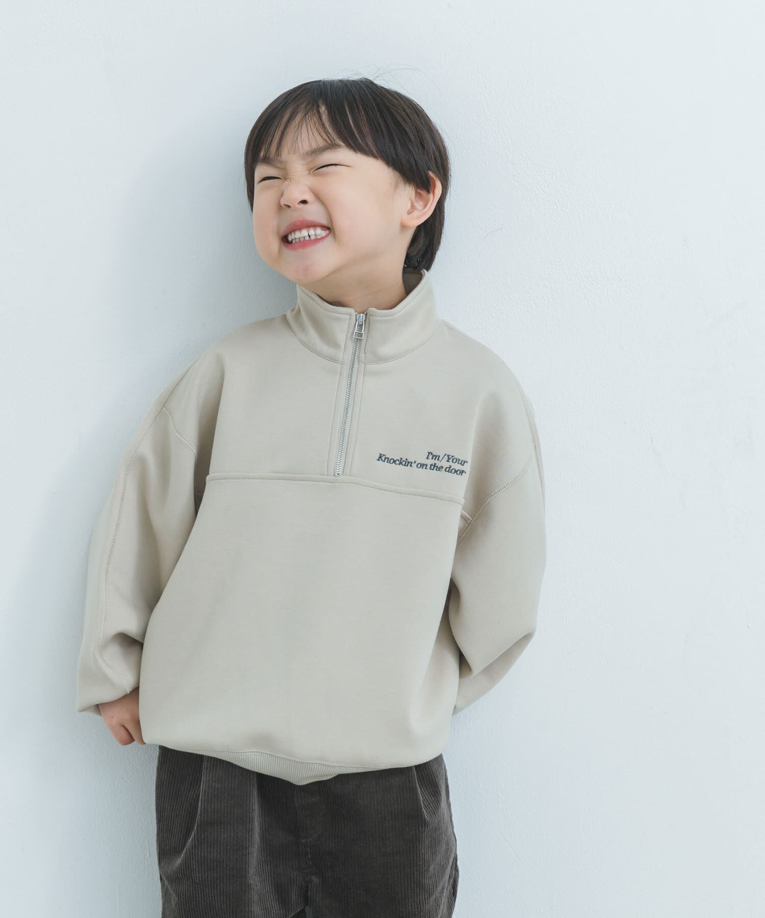 URBAN RESEARCH DOORS「『セットアップ対応』ハーフジップダンボールプルオーバー(KIDS)」|その他|
