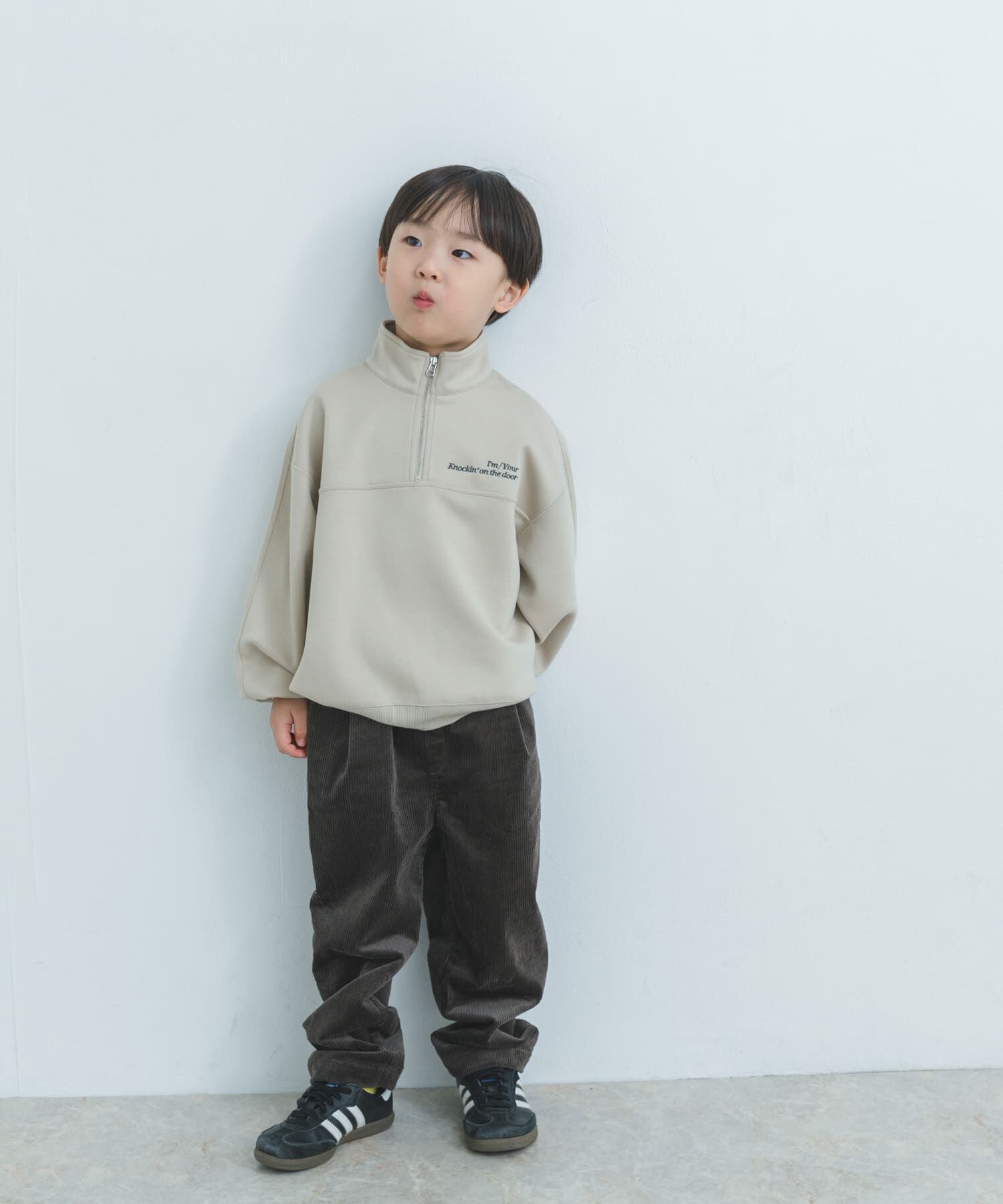 URBAN RESEARCH DOORS「『セットアップ対応』ハーフジップダンボールプルオーバー(KIDS)」|その他|