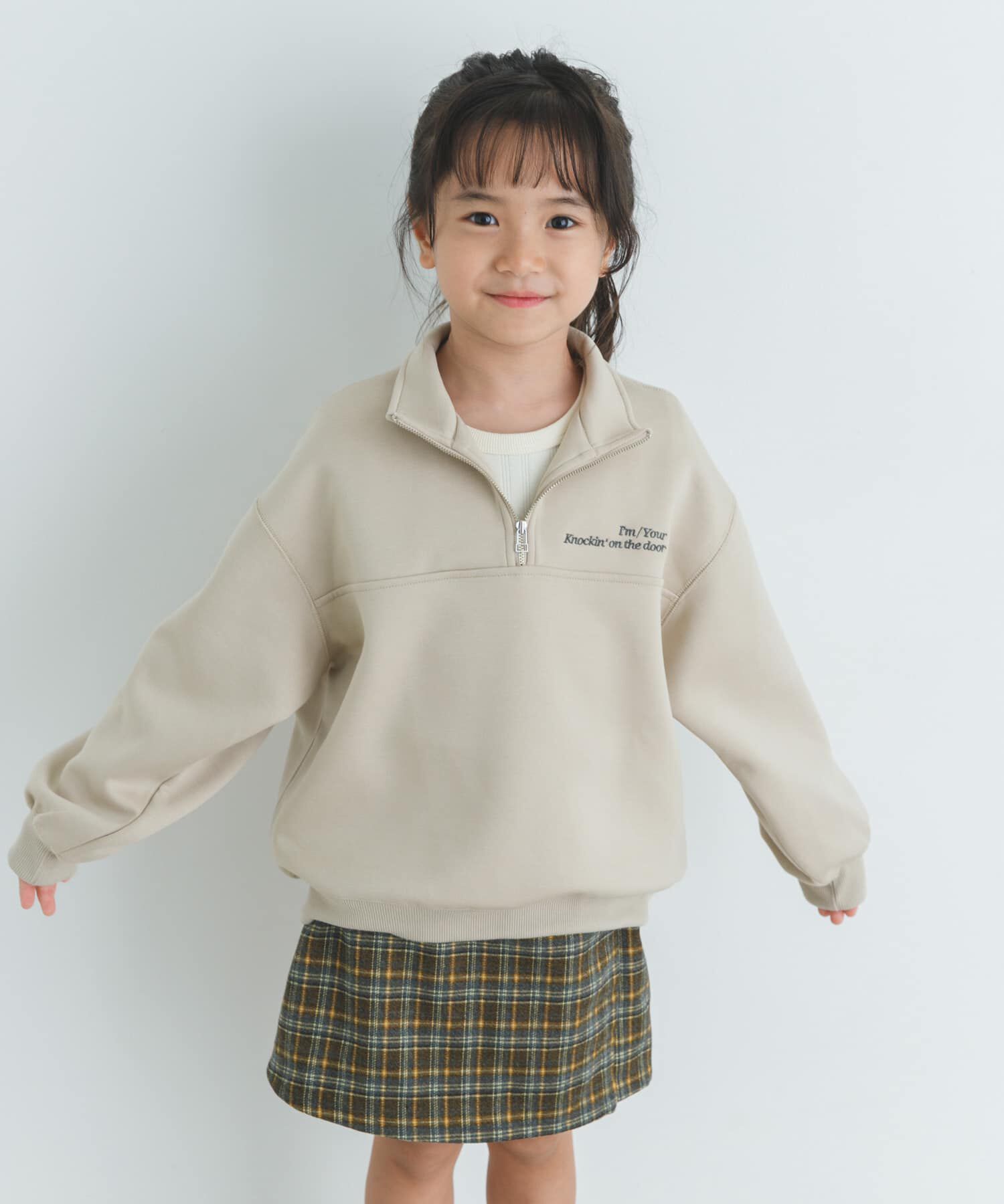 URBAN RESEARCH DOORS「『セットアップ対応』ハーフジップダンボールプルオーバー(KIDS)」|その他|