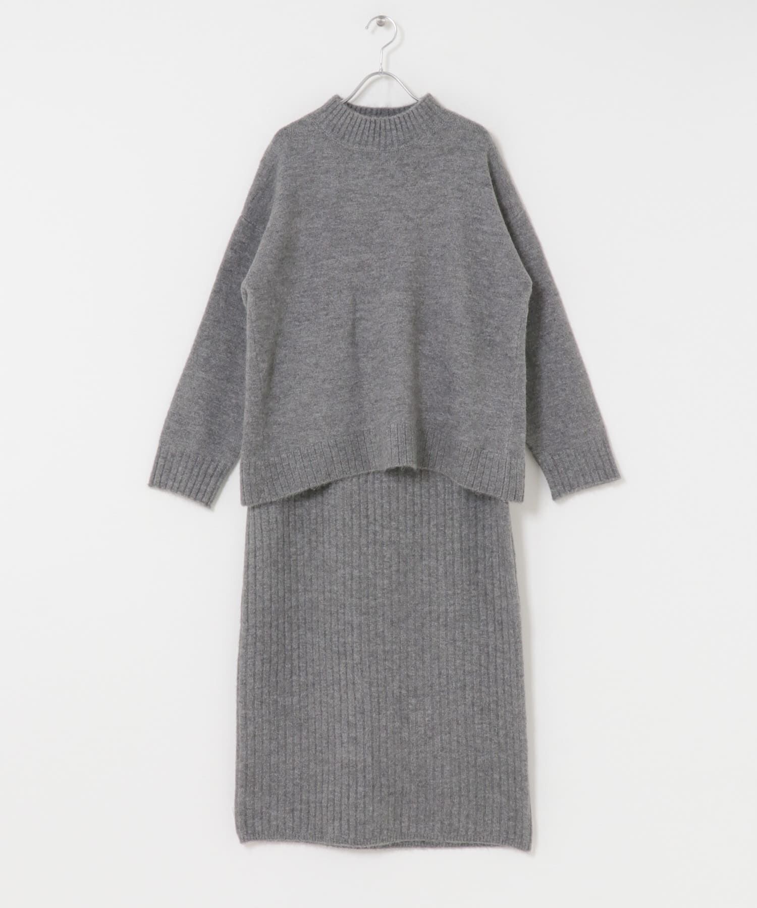 Sonny Label 「『WEB限定』モックネックニット&times;スカートセットアップ」|ワンピース|