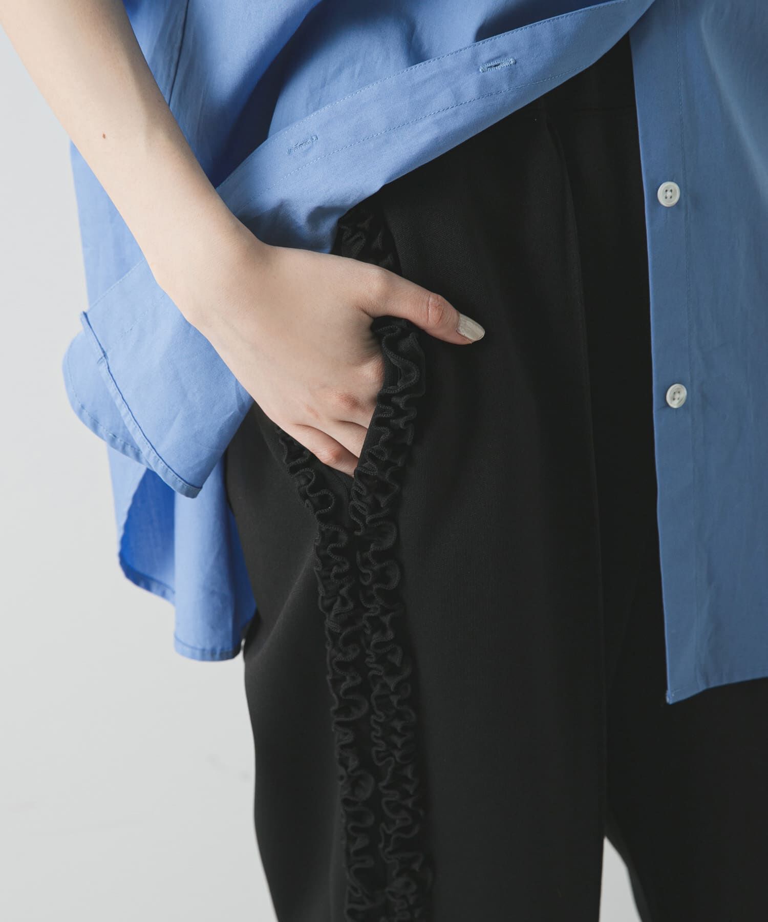 URBAN RESEARCH「『別注』crinkle crinkle crinkle&times;URBAN RESEARCH　FRILL TRACK PANTS」|その他|