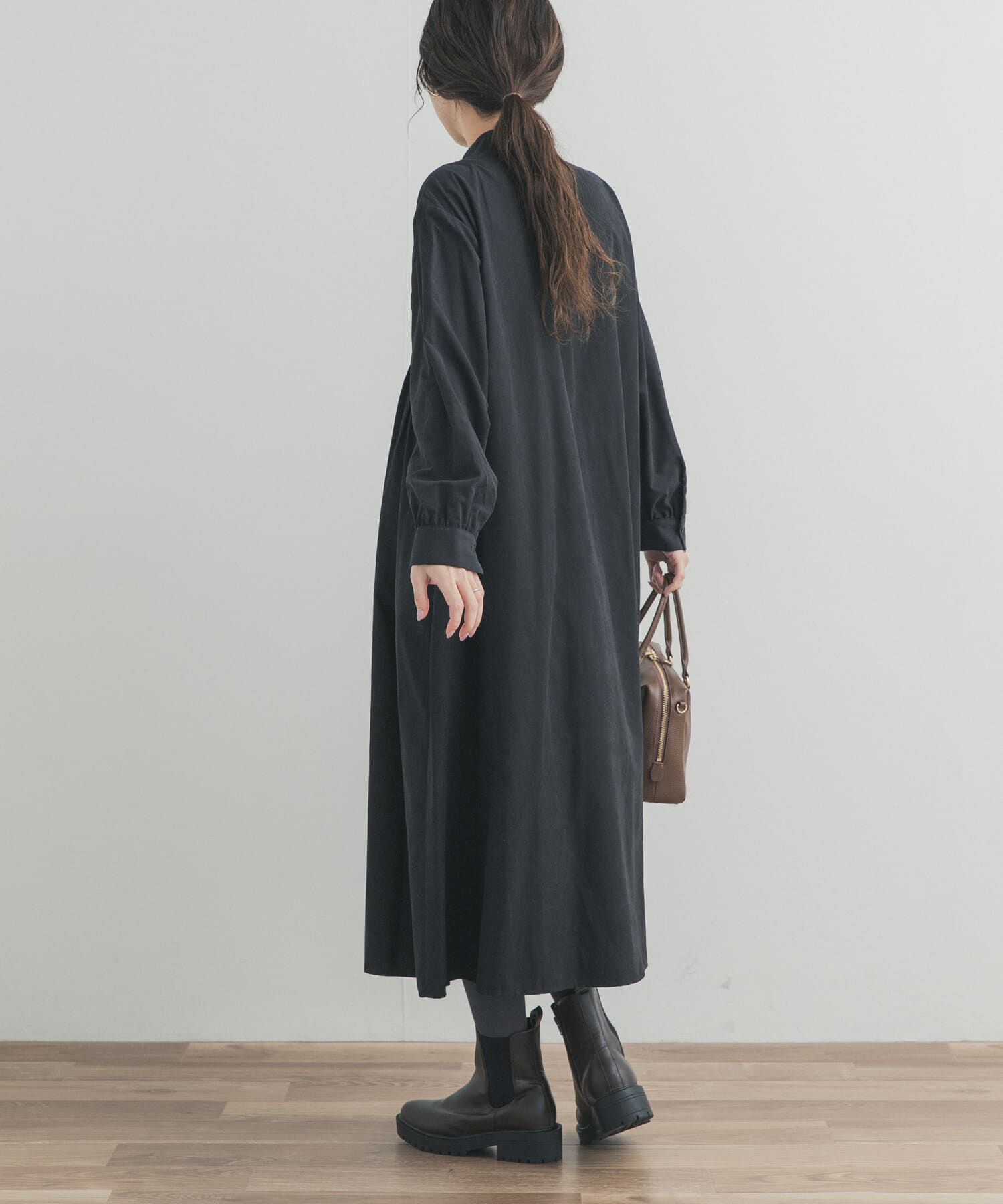 URBAN RESEARCH DOORS「ピーチタッチピンタックワンピース」|ワンピース|