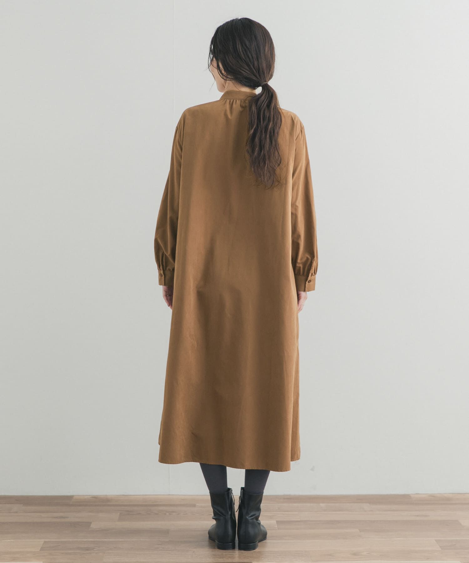 URBAN RESEARCH DOORS「ピーチタッチピンタックワンピース」|ワンピース|