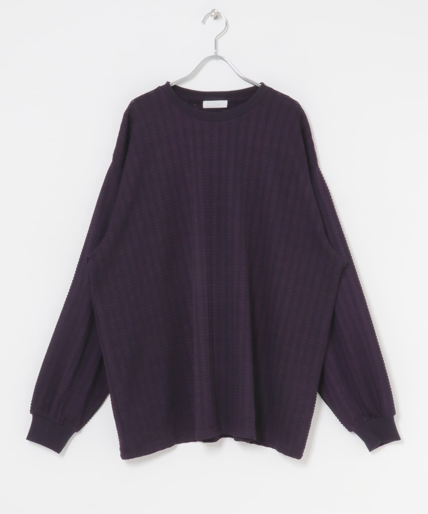 SENSE OF PLACE by URBAN RESEARCH「ライトワッフルクルーネックロングTシャツ」|Tシャツ・カットソー|