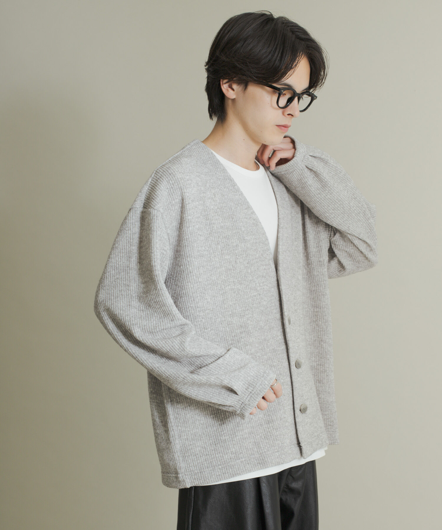 SENSE OF PLACE by URBAN RESEARCH「ウールタッチジャージカーディガン」|カーディガン|
