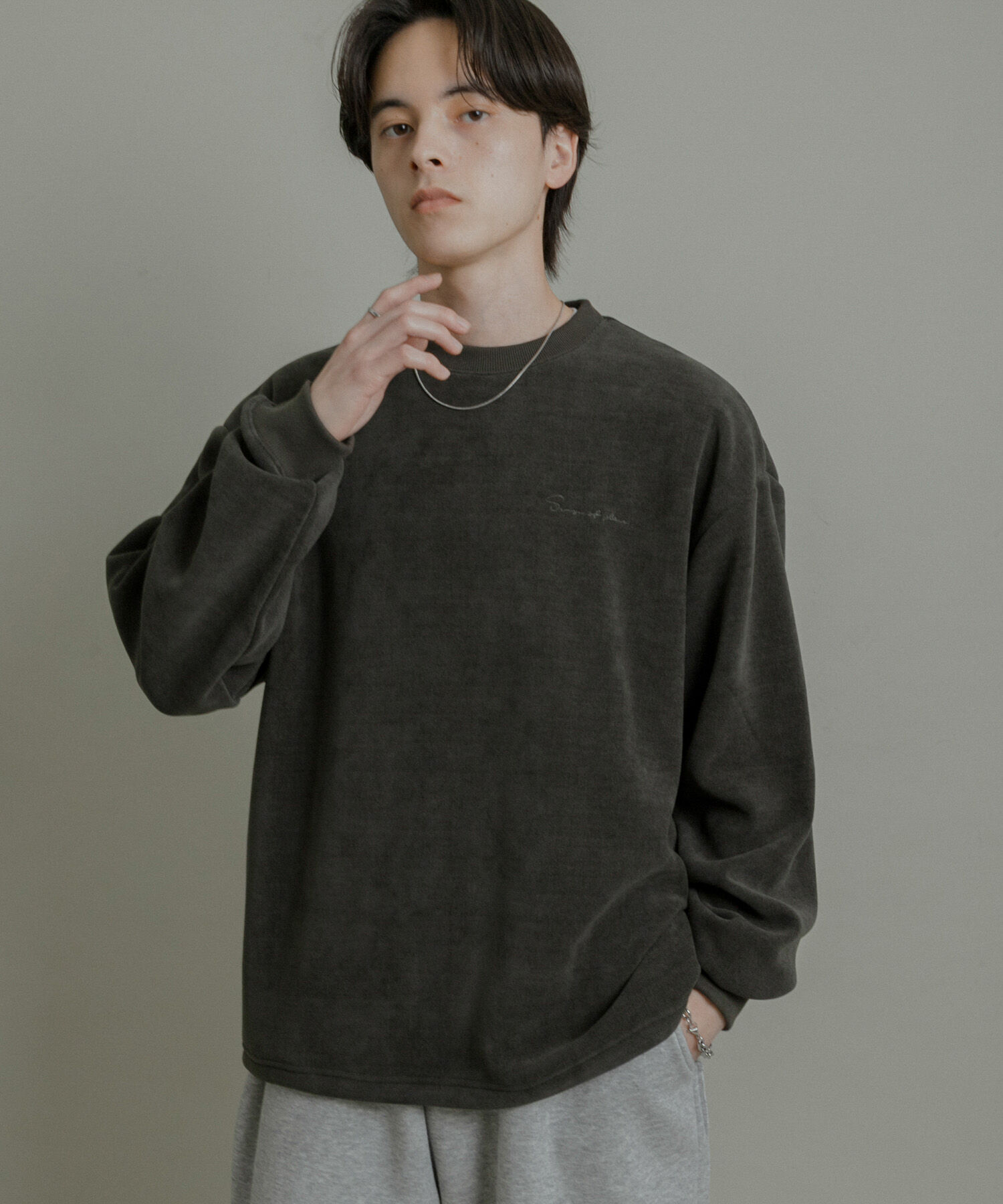 SENSE OF PLACE by URBAN RESEARCH「ニットフリースクルーネックプルオーバー」|ニット・セーター|