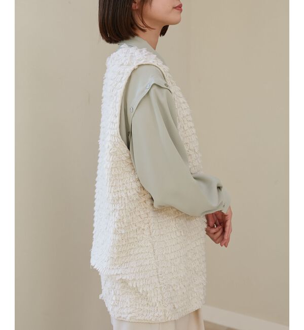 MAJESTICLEGON「ミニループニットベスト」|ベスト・ジレ|