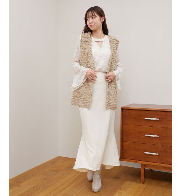 MAJESTICLEGON「ミニループニットベスト」|ベスト・ジレ|