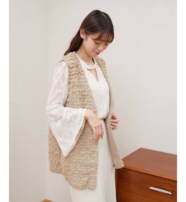 MAJESTICLEGON「ミニループニットベスト」|ベスト・ジレ|