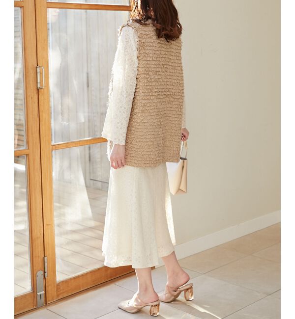 MAJESTICLEGON「ミニループニットベスト」|ベスト・ジレ|