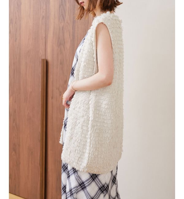 MAJESTICLEGON「ミニループニットベスト」|ベスト・ジレ|