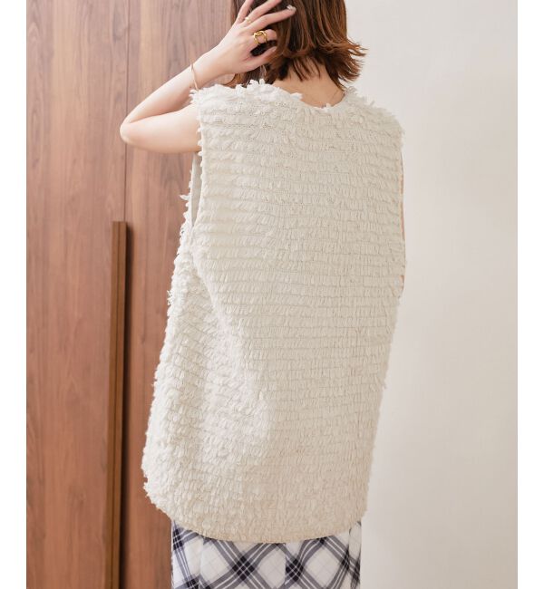 MAJESTICLEGON「ミニループニットベスト」|ベスト・ジレ|