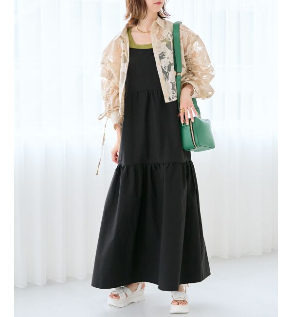 MAJESTICLEGON「ティアードキャミワンピ」|ワンピース|