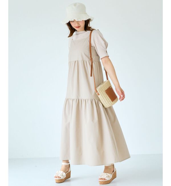 MAJESTICLEGON「ティアードキャミワンピ」|ワンピース|