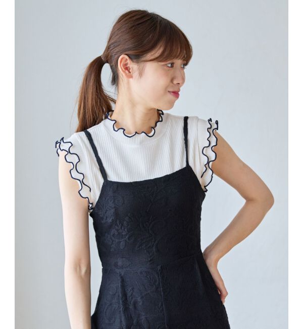 MAJESTICLEGON「バックリボンキャミサロペット」|オールインワン|